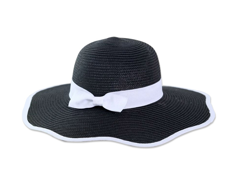 Straw Hat with ribbon