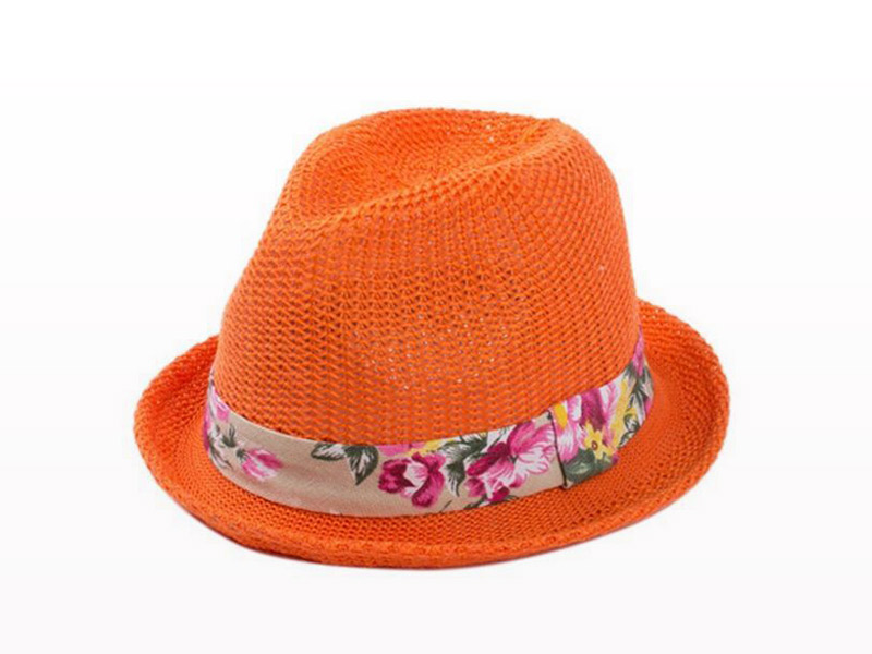Straw Hat with ribbon