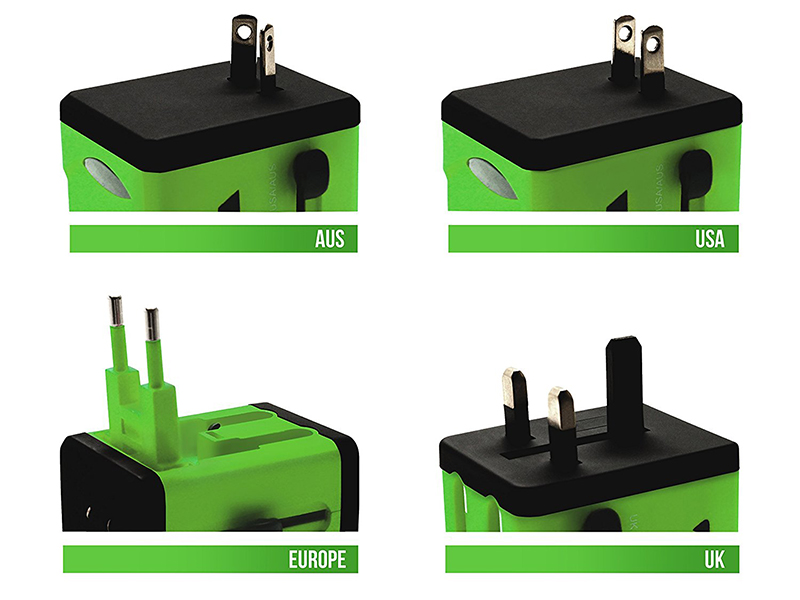 2USB travel adapter