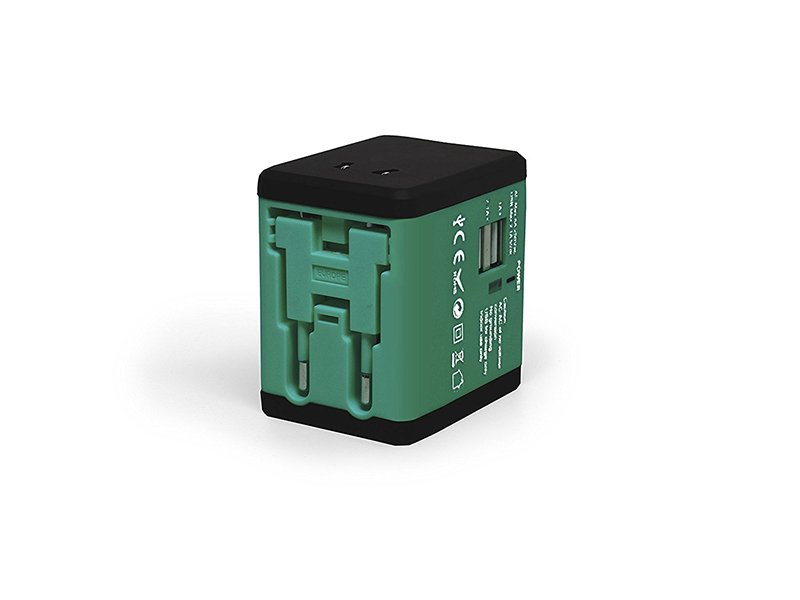 2USB travel adapter