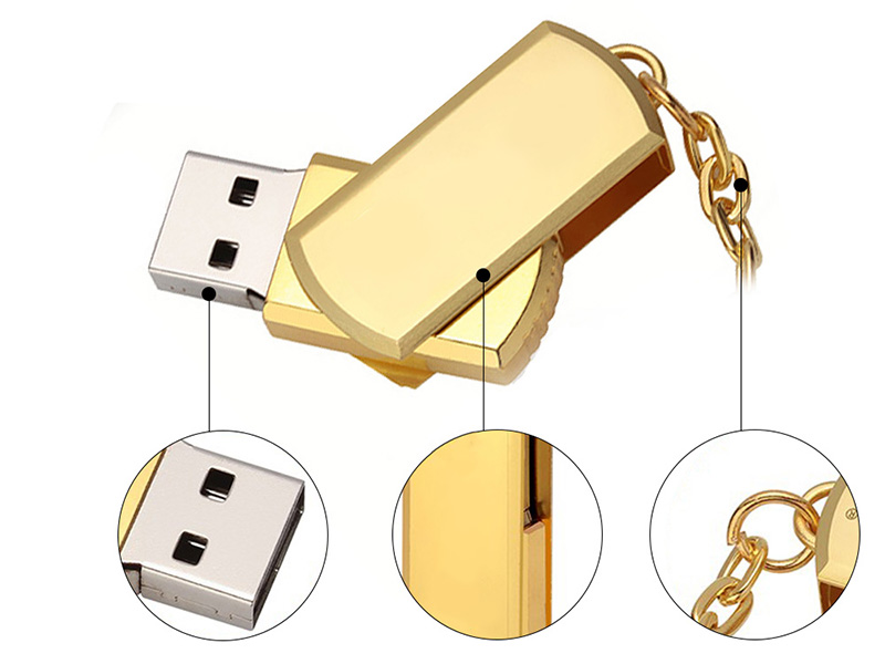 Metal Swivel USB