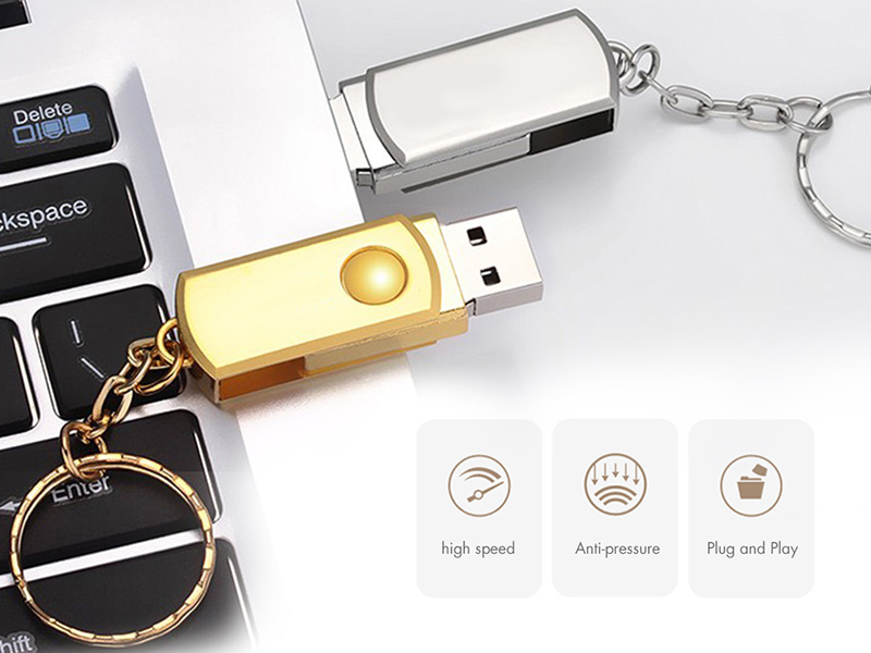 Metal Swivel USB