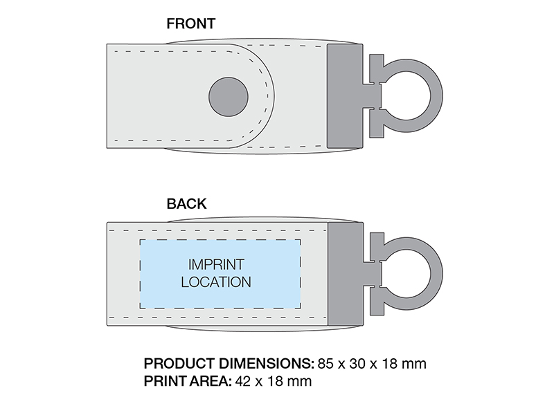 Cowboy Leather Usb Flash Drive
