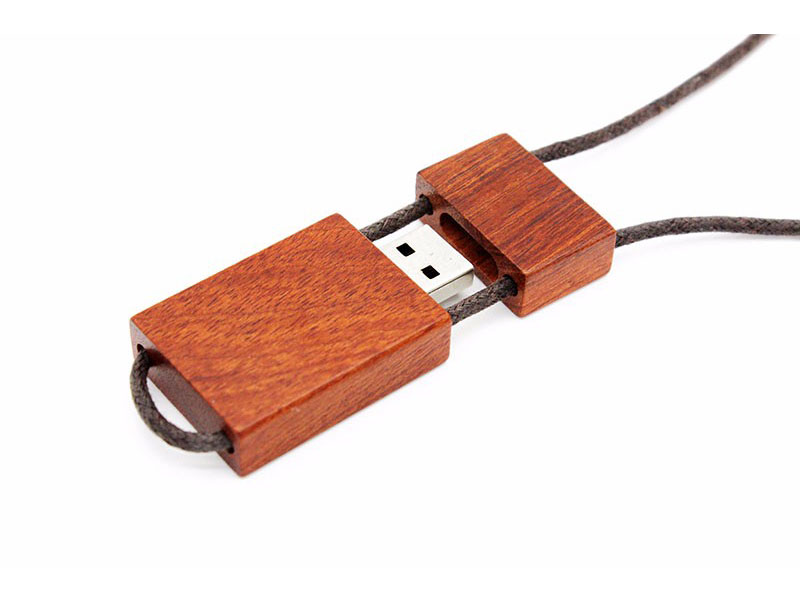 wooden usb with string