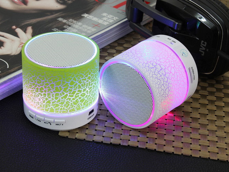 Portable Bluetooth Speaker With LED Light