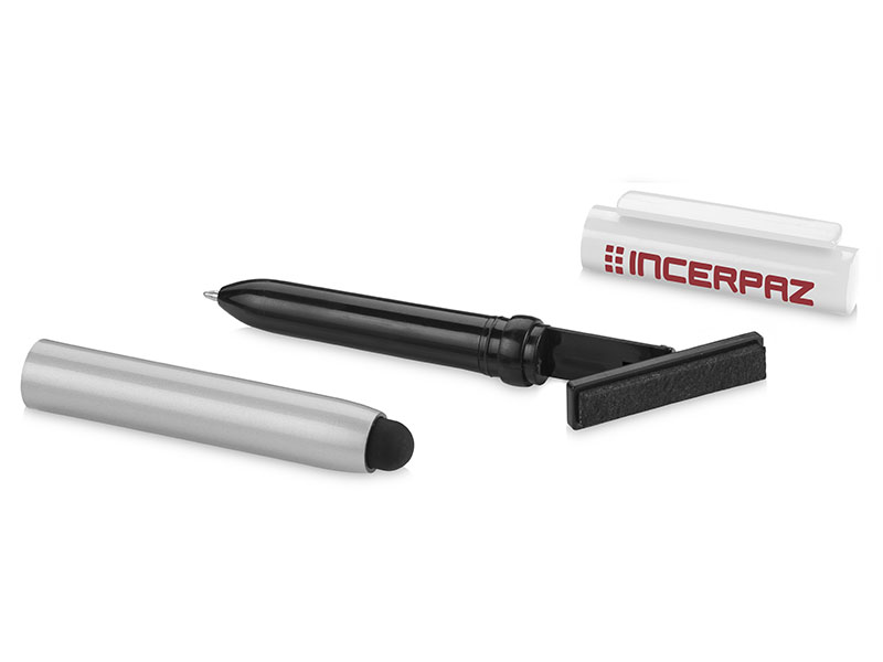 ROBO STYLUS BALLPOINT PEN WITH SCREEN CLEANER