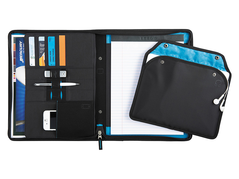 ZOOM® 2-IN-1 TECH SLEEVE ZIP PADFOLIO